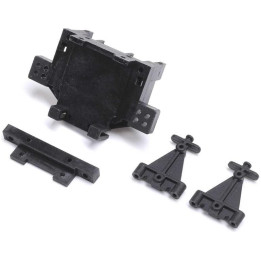 Losi přepážka zadní, blok sbíhavosti, držák závěsů: Mini JRX2