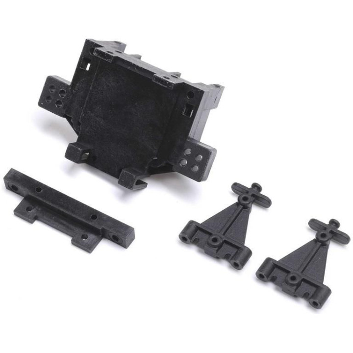 Losi přepážka zadní, blok sbíhavosti, držák závěsů: Mini JRX2