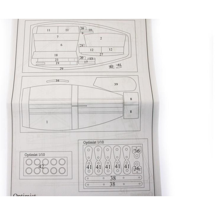 Krick Optimist plachetnice 1:10 kit