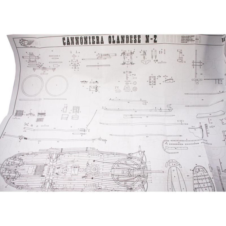 Mantua Model Holandský válečný člun No2 1:43 kit
