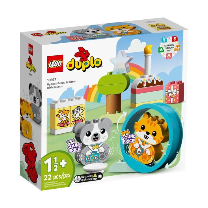 LEGO DUPLO - Moje první štěňátko a koťátko vydávající zvuky