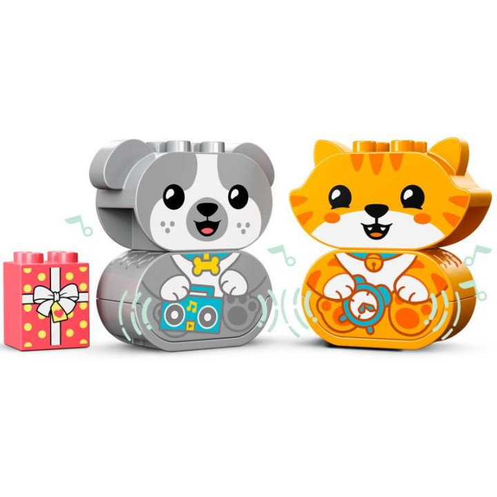 LEGO DUPLO - Moje první štěňátko a koťátko vydávající zvuky