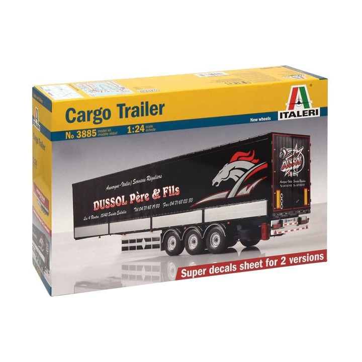 Model Kit návěs 3885 - CARGO TRAILER (1:24)