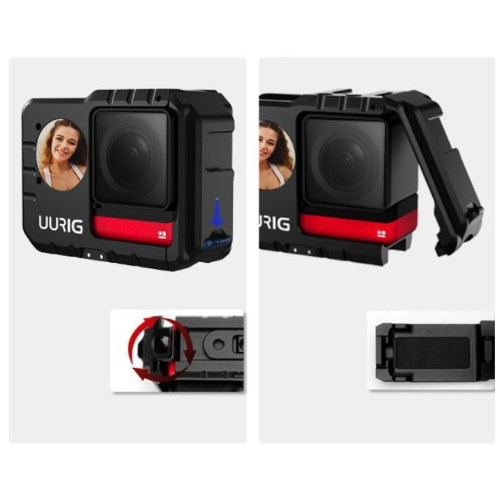 Insta360 ONE RS - Rychloupínací celorám z hliníkové slitiny