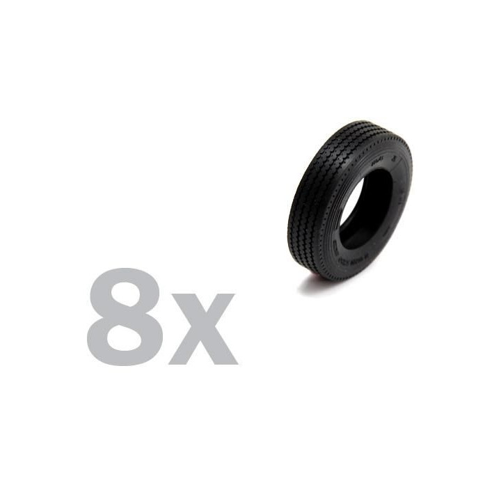 Model Kit doplňky 3889 - TRUCK RUBBER TYRES (8x) (1:24)