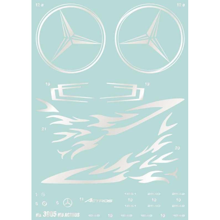 Model Kit truck 3905 - Mercedes Benz Actros MP4 Gigaspace (1:24)