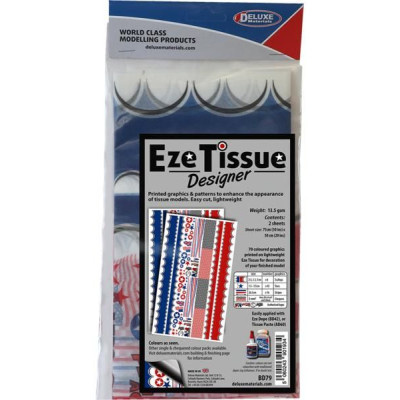 Eze Tissue potahovací papír 13.5g/m2 75x50 se vzory (2ks)