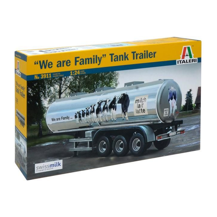 Model Kit návěs 3911 - CLASSIC TANK TRAILER "We are family" (1:24)