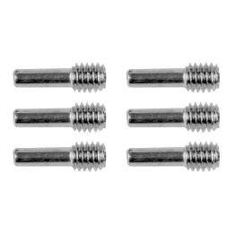 Ocelové šroubovatelné čepy, M4x12mm, 6 ks.