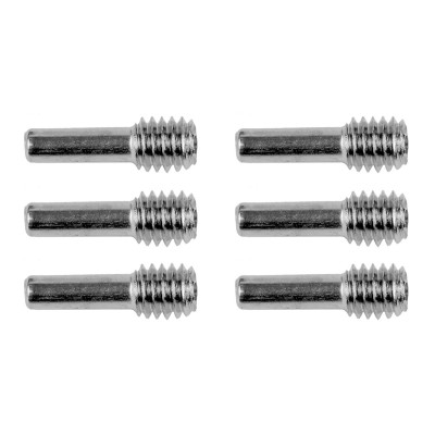 Ocelové šroubovatelné čepy, M4x12mm, 6 ks.