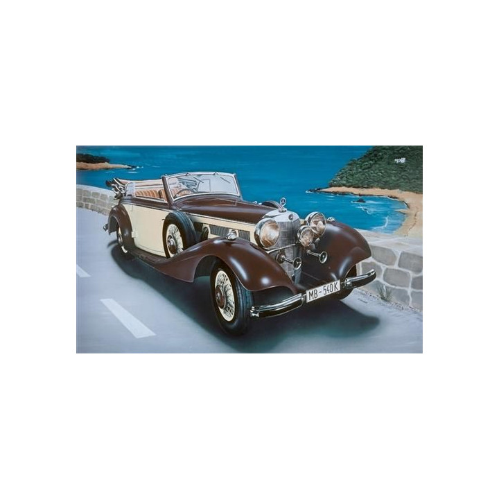 Model Kit auto 3701 - MERCEDES BENZ 540K (1:24)