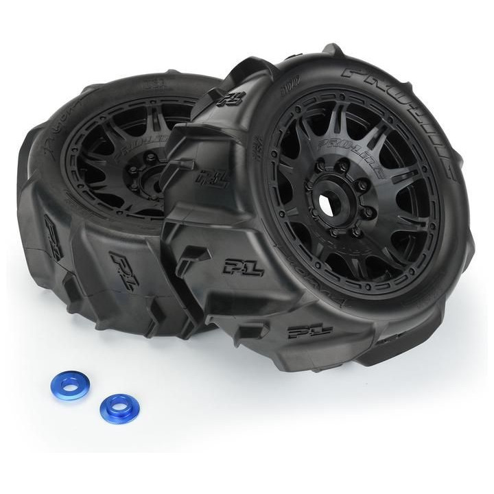 Pro-Line kolo 5.7", pneu Dumont Sand/Snow, disk Raid H24 (2)