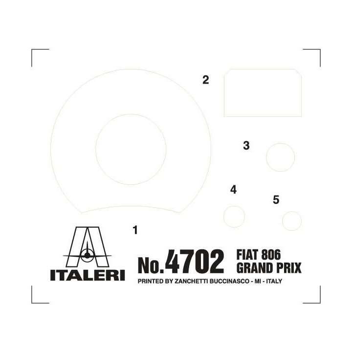 Model Kit auto 4702 - FIAT 806 GRAND PRIX (1:12)