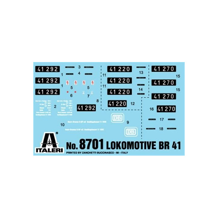 Model Kit lokomotiva 8701 - Lokomotive BR41 (1:87 / HO)