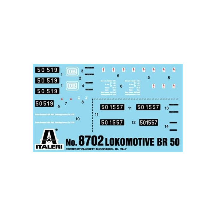 Model Kit lokomotiva 8702 - Lokomotive BR50 (1:87 / HO)
