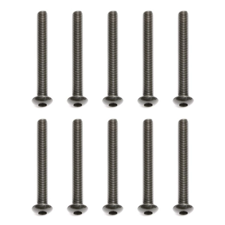 M3x26mm šroub s imbusouvou půlkulatou hlavou, 10ks.