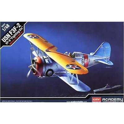 Model Kit letadlo 12326 - USN F3F-2 VF-6 "FIGHTING SIX" (1:48)