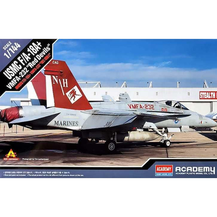 Model Kit letadlo 12627 - USMC F/A-18A+ VMFA-232 "Red Devils" (1:144)