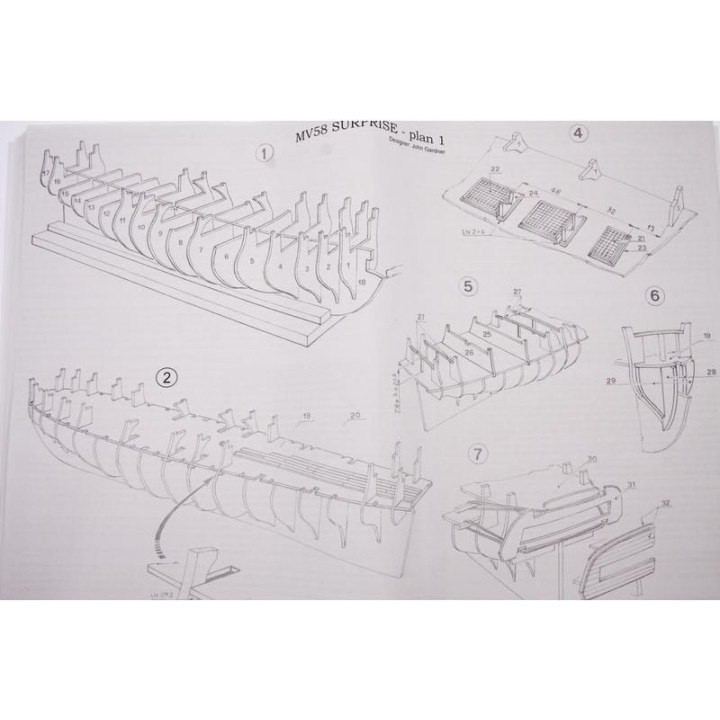 MAMOLI H.M.S. Surprise 1796 1:75 kit