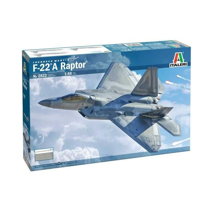 Model Kit letadlo 2822 - Lockheed Martin F-22A Raptor (1:48)