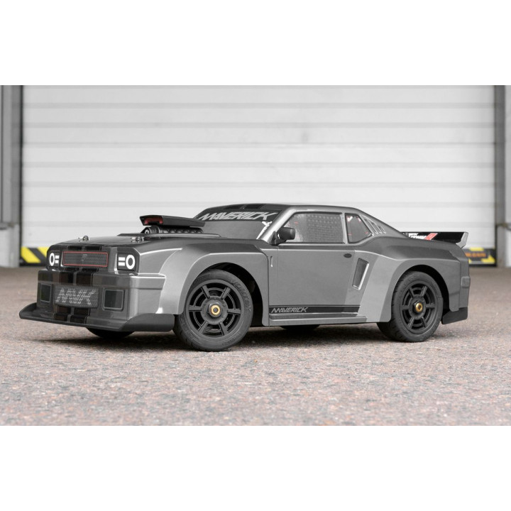 QuantumR Muscle Car FLUX 1/8 4WD - Šedý