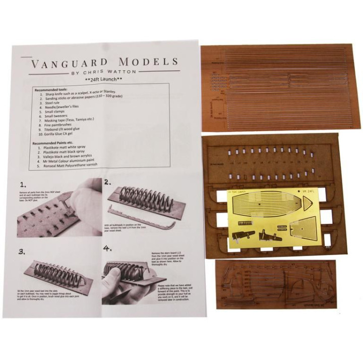 Vanguard Models Launch člun 24" 1:64 kit