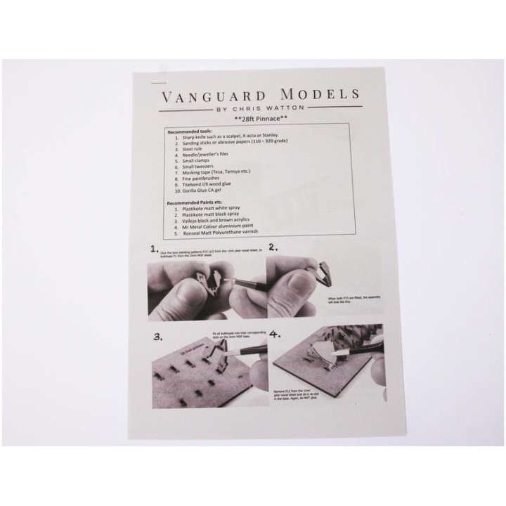 Vanguard Models Pinnace člun 28" 1:64 kit