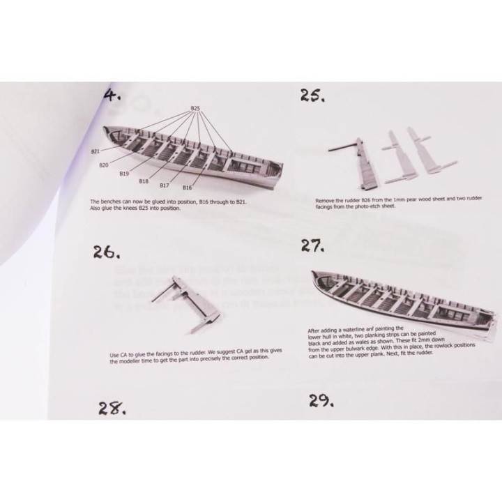 Vanguard Models Barge člun 32" 1:64 kit