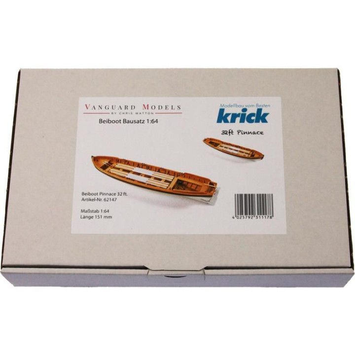Vanguard Models Pinnace člun 32" 1:64 kit