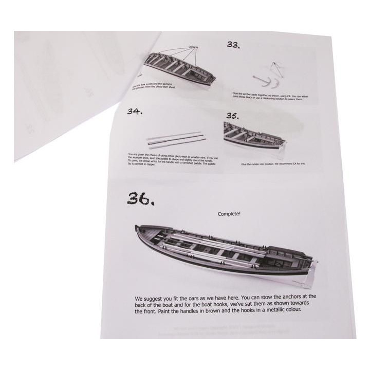 Vanguard Models Pinnace člun 32" 1:64 kit