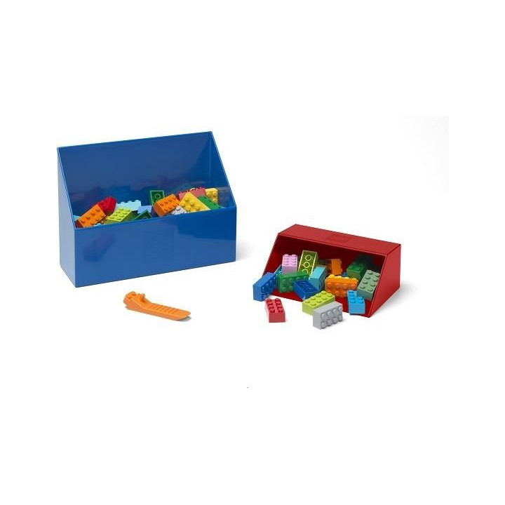LEGO naběrač na kostičky šedá/černá, set 2ks