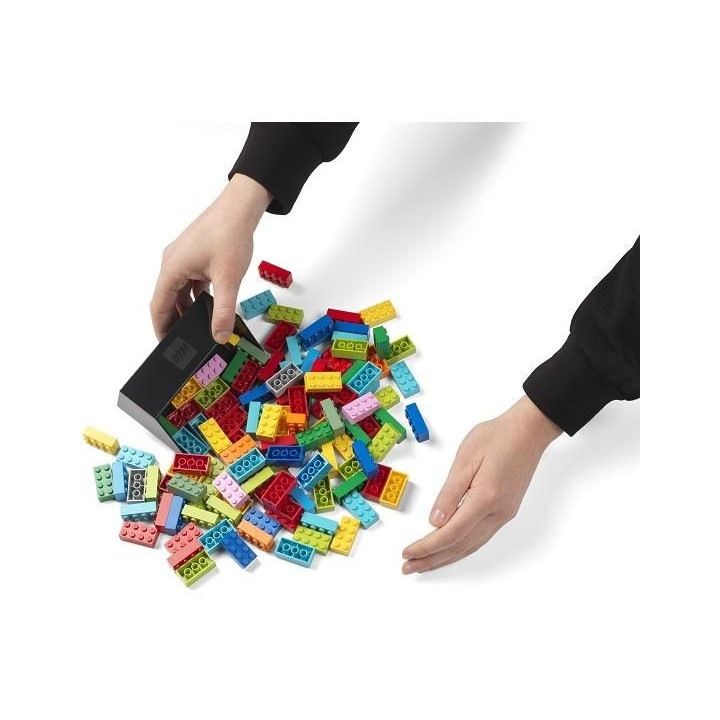 LEGO naběrač na kostičky šedá/černá, set 2ks