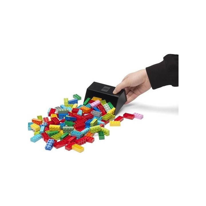 LEGO naběrač na kostičky šedá/černá, set 2ks