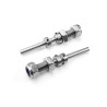 Průměr hřídele 4mm, závit M8 , délka 38mm hřídel + 20mm závit