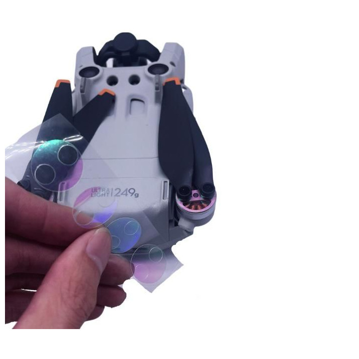 DJI MINI 3 Pro / Mini 2/SE - transparentní chrániče motoru