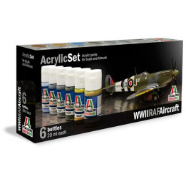Sada akrylových barev 432AP - WWII RAF AIRCRAFT 6 ks