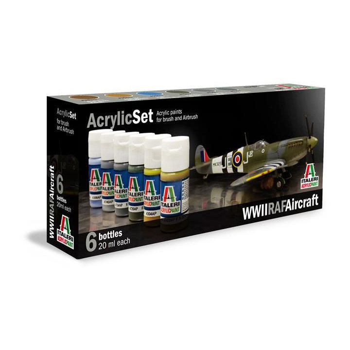 Sada akrylových barev 432AP - WWII RAF AIRCRAFT 6 ks