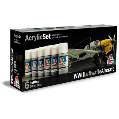 Sada akrylových barev 436AP - WWII LUFTWAFFE AIRCRAFT 6 ks