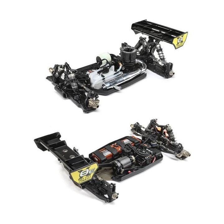 TLR 8ight-X/E 2.0 Combo Nitro/Electric Buggy 1:8 4WD Race Kit
