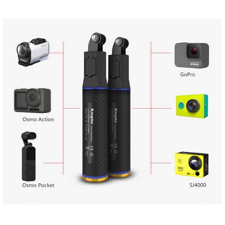 Rukojeť s možností dobíjení pro DJI Osmo serie / GoPro