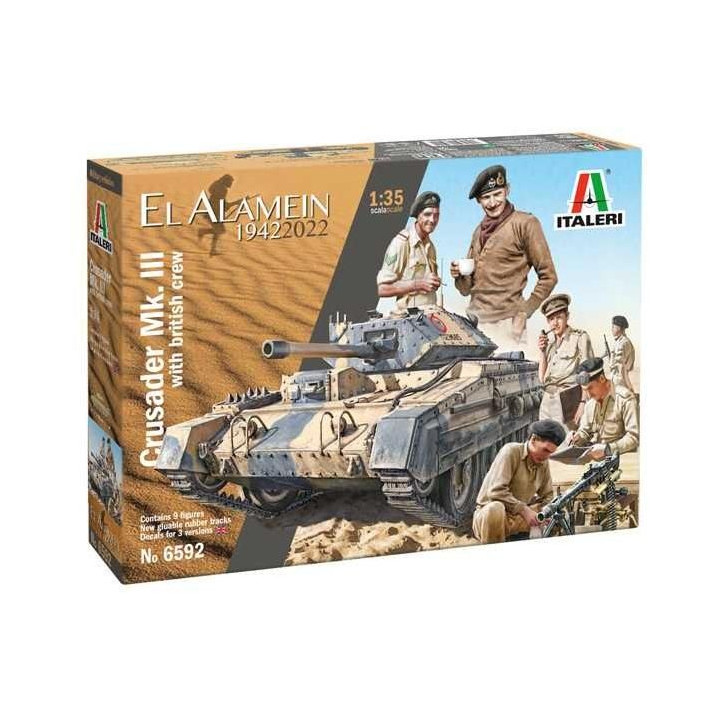 Model Kit military 6592 - Crusader Mk. II & British Tank Crew (1:35)