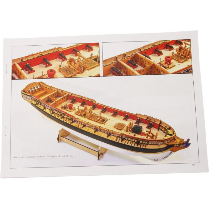Vanguard Models HMS Sphinx 1775 1:64 kit