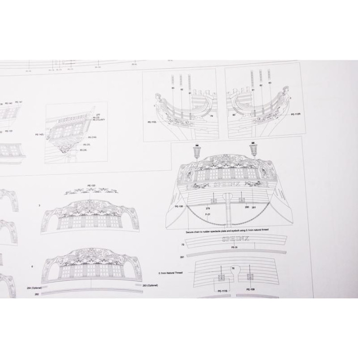 Vanguard Models HMS Sphinx 1775 1:64 kit