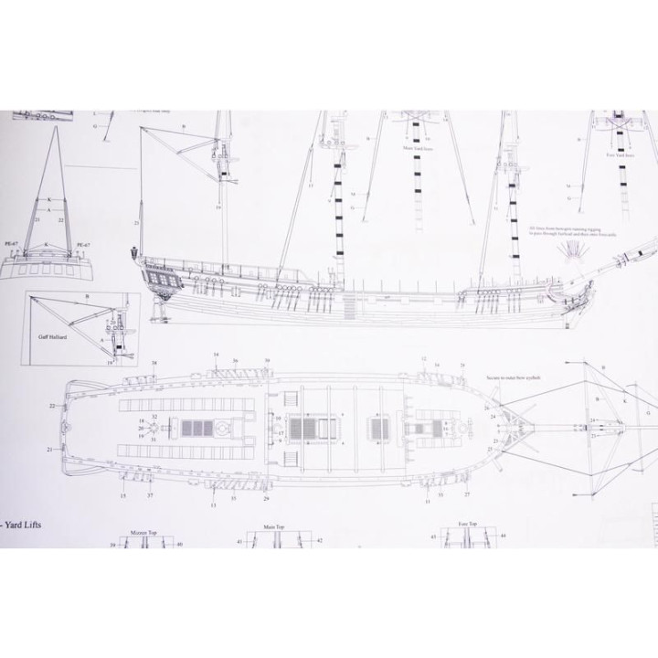Vanguard Models HMS Sphinx 1775 1:64 kit