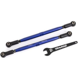 Traxxas spojovačka řízení hliníková modrá (2) (pro NO7895)