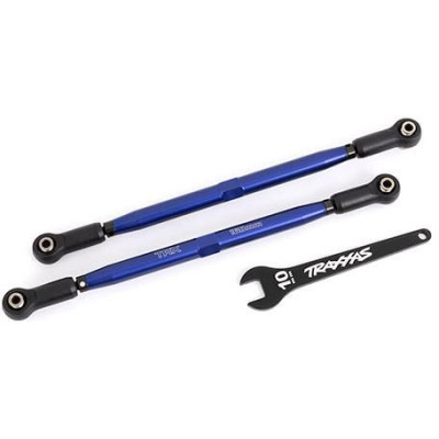 Traxxas spojovačka řízení hliníková modrá (2) (pro NO7895)