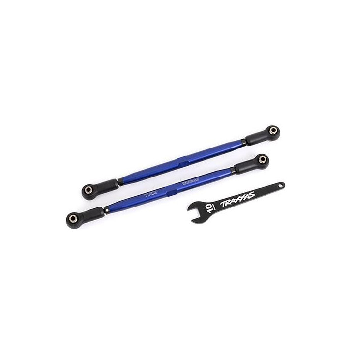 Traxxas spojovačka řízení hliníková modrá (2) (pro NO7895)