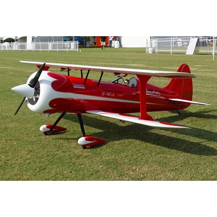 85" Muscle Bipe - Červená/Bílá 2,16m