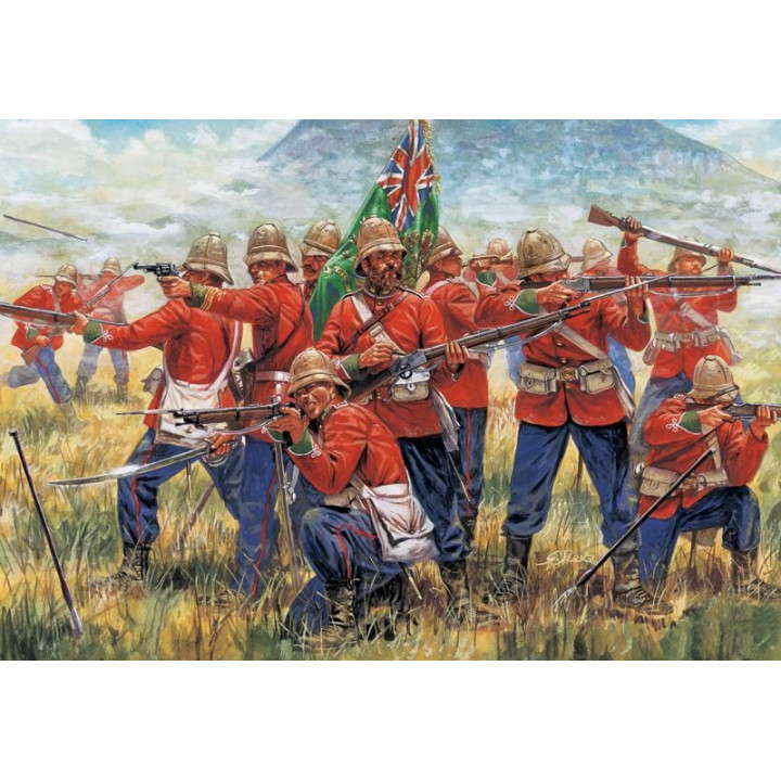 Model Kit figurky 6050 - ZULU WARS - BRITISH INFANTRY (1:72)