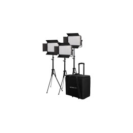 Kit Nanlite 3 light kit 900CSA w/Trolley Case &amp, Light Stand